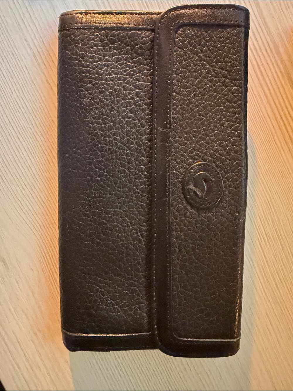Dooney & Bourke Black Pebbled Leather Wallet